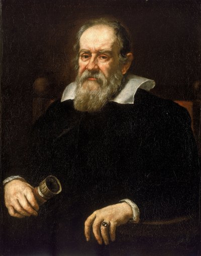 Portrait de Galileo Galilei, astronome italien (1564-1642) - Justus (school of) Sustermans
