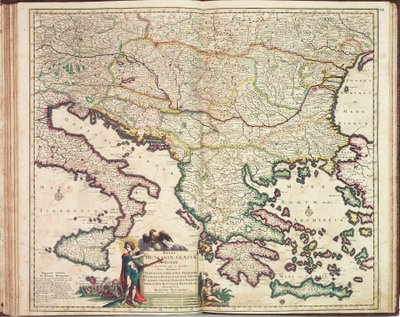Atlas de Justus Danckers : Hongrie et Grèce, vers 1688 - Justus Danckertsz