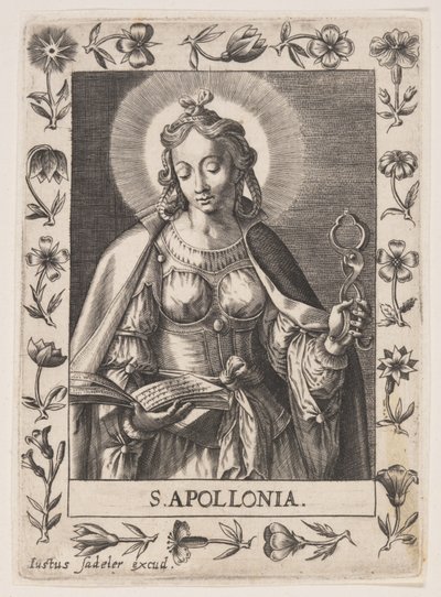 Sainte Apollonie - Justus Sadeler