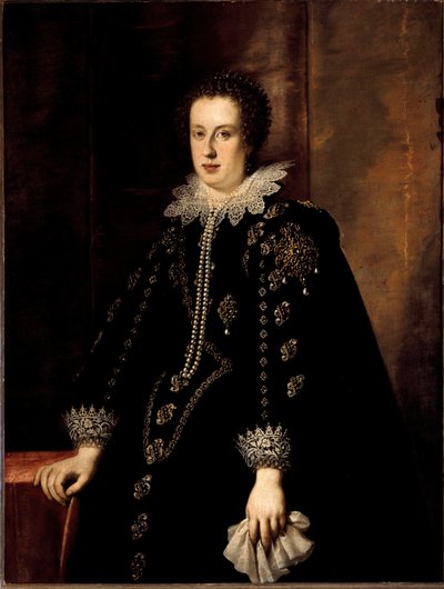 Portrait de Claude de Médicis (Claudia de Medici) (1604-1648) épouse du duc d