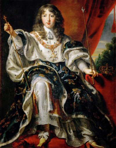 Louis XIV, Roi de France en robes de couronnement - Justus van Egmont