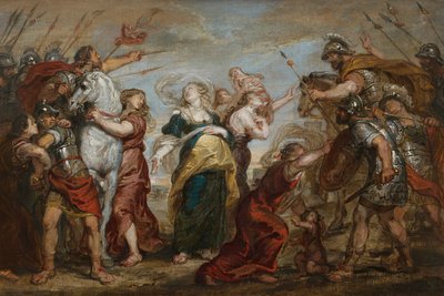 La réconciliation des Romains et des Sabines, vers 1655-1656 - Justus van Egmont