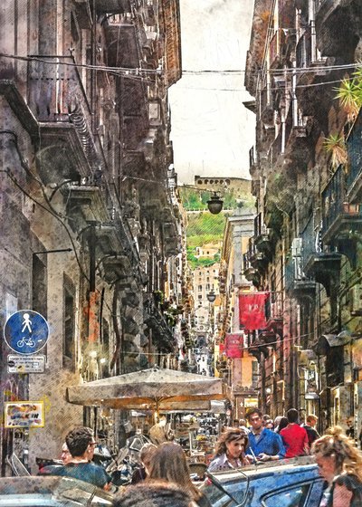 Une rue animée du centre-ville historique - Justyna Jaszke