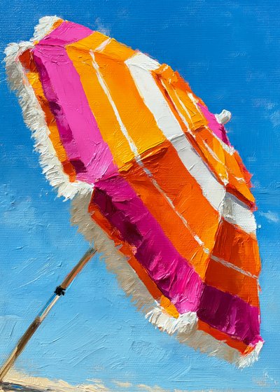 Parasol de plage coloré - Justyna Jaszke