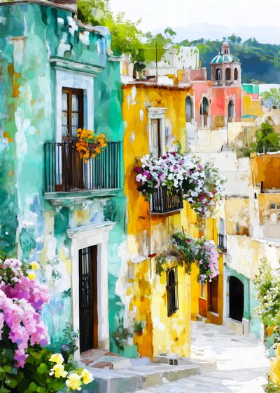 Les marches colorées de la ville - Justyna Jaszke