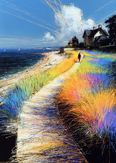 Sentier côtier haut en couleur - Justyna Jaszke