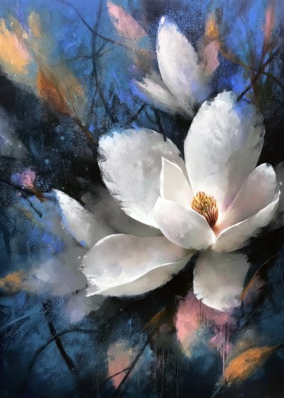 Élégant Magnolia Bloom - Justyna Jaszke