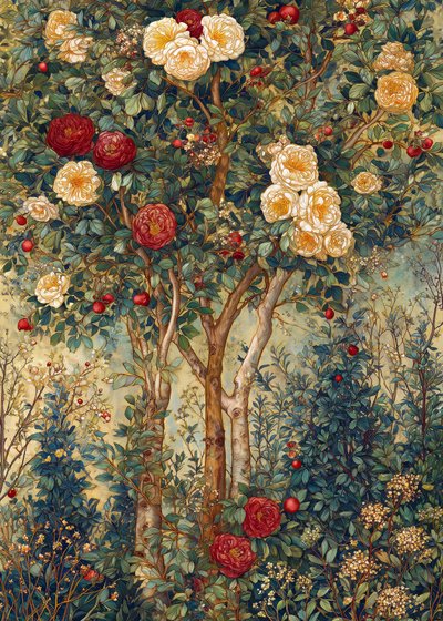 Le jardin des roses enchanté - Justyna Jaszke