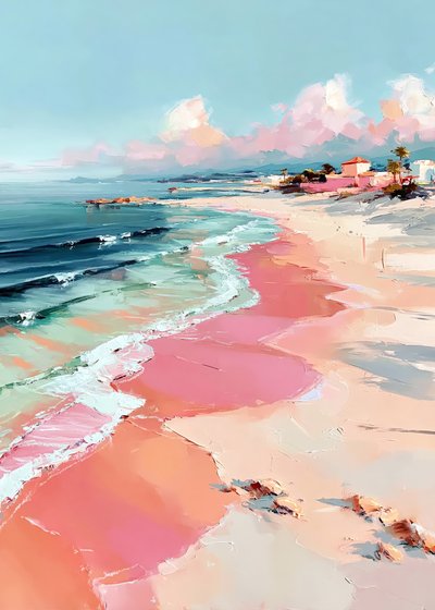 Le paradis de Pink Beach - Justyna Jaszke