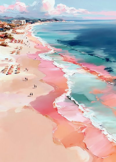 Le paradis de Pink Beach - Justyna Jaszke