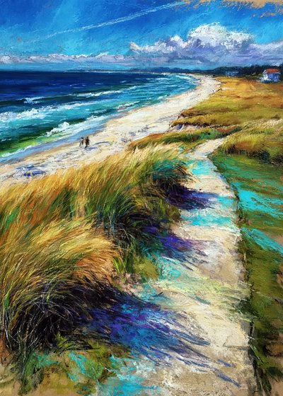Un sentier de plage plein de vie - Justyna Jaszke