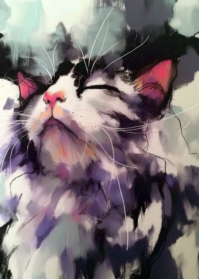 Rêve de chat plein de vie - Justyna Jaszke