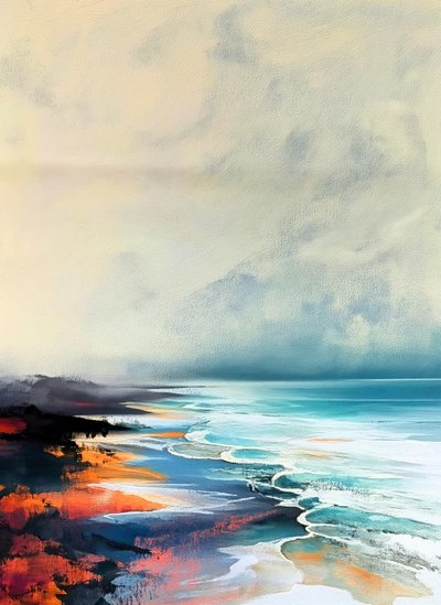 Des vagues océaniques éclatantes - Justyna Jaszke