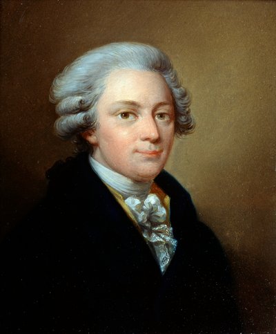 Portrait du compositeur Wolfgang Amadeus Mozart, 1756-1791, vers 1783 - Józef Grassi