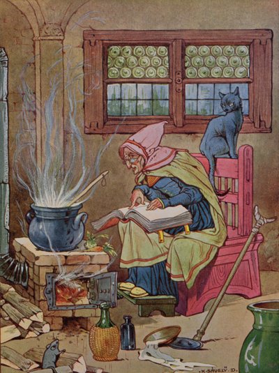 Sorcière, illustration d