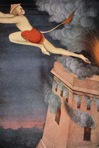 Incendie de Lanka - K Venkatappa