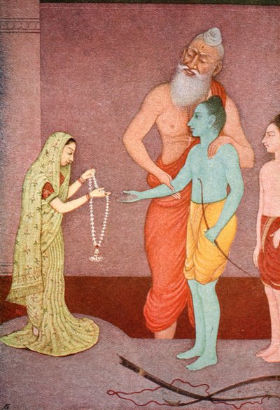 Mariage de Rama, 1913 - K Venkatappa