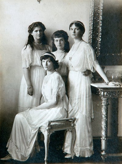 Les quatre filles du tsar Nicolas II de Russie - K. von Hahn