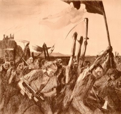 Émeute - Käthe Kollwitz