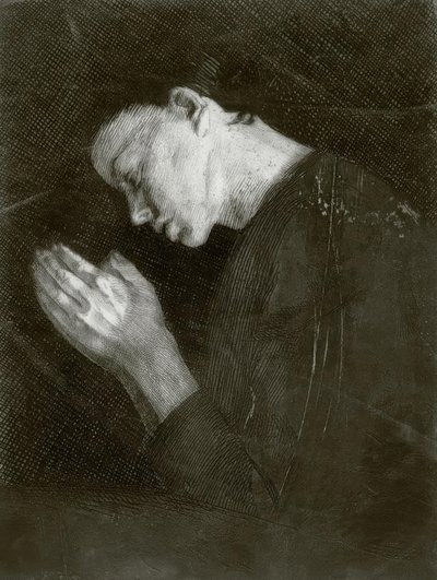 Fille en prière - Käthe Kollwitz