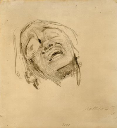 Tête de femme - Käthe Kollwitz