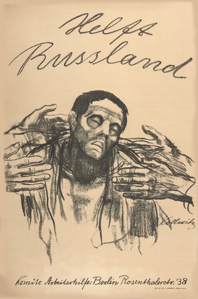 Aidez la Russie, 1921 - Käthe Kollwitz