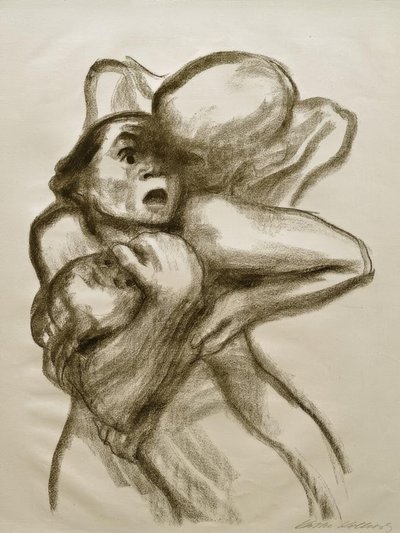 K. Kollwitz, La mort saisit une femme - Käthe Kollwitz