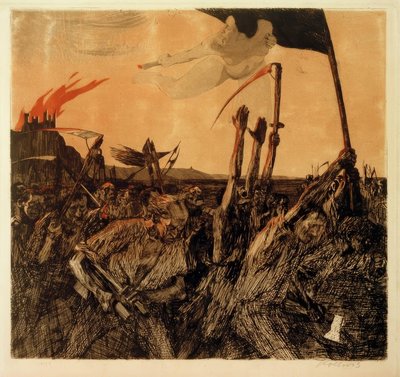Käthe Kollwitz, Émeute - Käthe Kollwitz