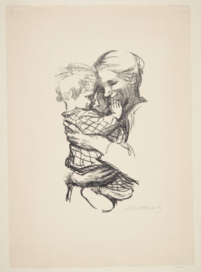 Mère avec enfant dans les bras - Käthe Kollwitz