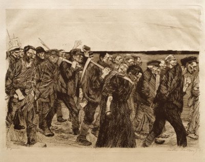 Procession des tisserands - Käthe Kollwitz