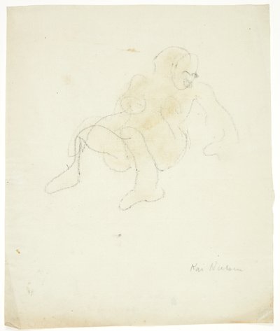 Femme allongée - Kai Nielsen