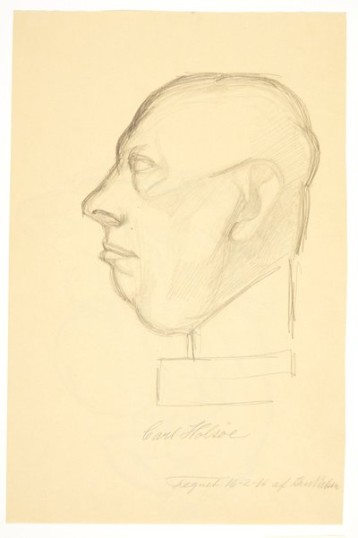 Portrait du peintre Carl Holsøe (1863-1935) - Kai Nielsen