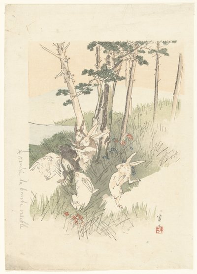 Lapins et une taupe - Kajita Hanko