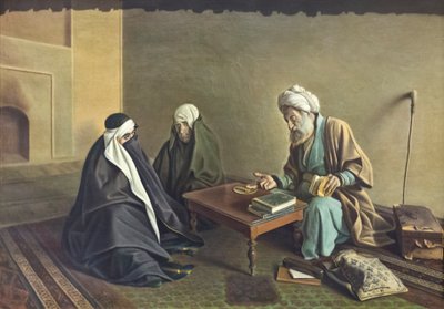 La diseuse de bonne aventure, Kamal-ol-Molk, musée des beaux-arts, complexe muséal de Sa