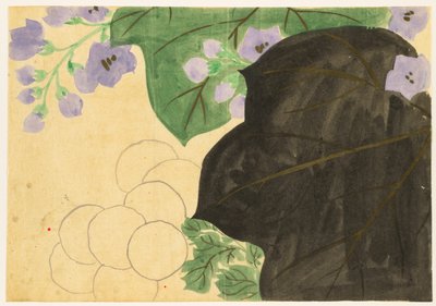 Fleurs de Cent Mondes (Momoyogusa) : Chrysanthème et Paulownia (Kikukiri) - Kamisaka Sekka