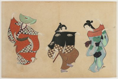Fleurs de Cent Mondes (Momoyogusa) : Danse - Kamisaka Sekka