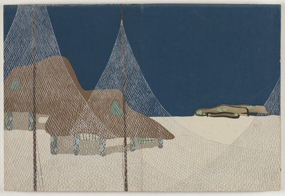 Fleurs de Cent Mondes (Momoyogusa) : Village de Pêcheurs - Kamisaka Sekka