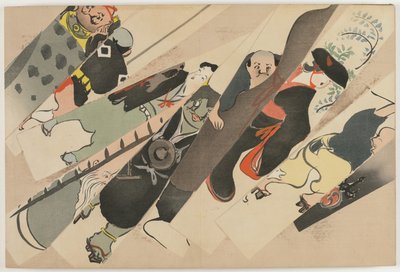 Fleurs de Cent Mondes (Momoyogusa) : Otsu-e - Kamisaka Sekka