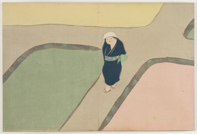 Fleurs de cent mondes : Champ de printemps - Kamisaka Sekka