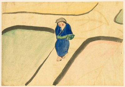 Fleurs de Cent Mondes (Momoyogusa) : Champ de Printemps (Haru no tanomo) - Kamisaka Sekka