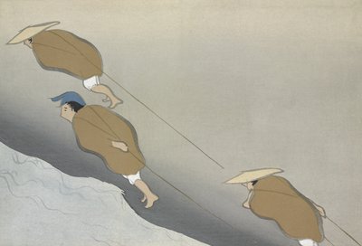 Hikifune, de Momoyo-gusa (Le monde des choses) Vol II, pub.1909 - Kamisaka Sekka
