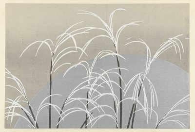 Lune et herbe - Kamisaka Sekka