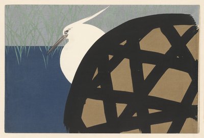 Héron blanc, 1909 - Kamisaka Sekka