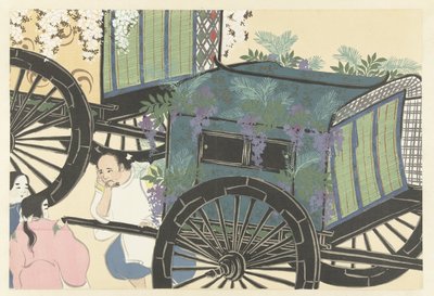 Glycine (Fuji, Fleurs de cent mondes, Momoyogusa) - Kamisaka Sekka