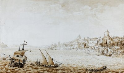 Vue du Rumeli Hisari, 1777 - Kamsetzer