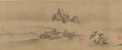 Paysage de Chine : Huit vues des rivières Xiao et Xiang, XVIIe-XVIIIe siècle - Kanô Yôboku Tsunenobu
