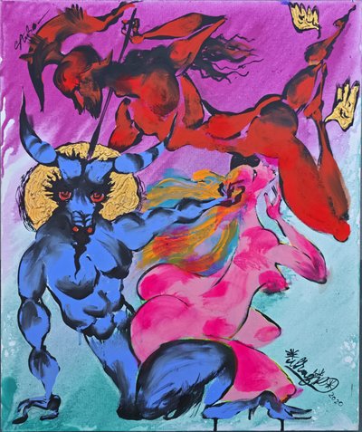 Blue Demon Rose Nude - Kanat Ibragimov