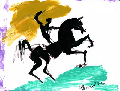 Cheval en mouvement - Kanat Ibragimov