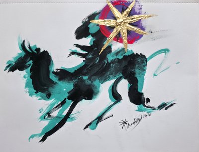 Le cheval doré plein d