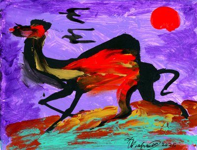 « Chameaux et oiseaux » - Kanat Ibragimov